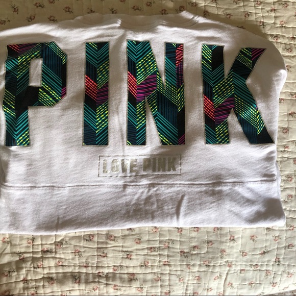 2 VS Pink Tops (Purple, White) Sz XS - Picture 6 of 6